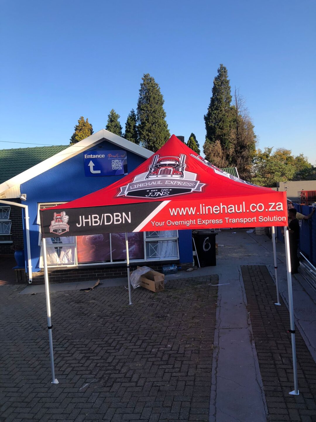 We are the largest branded gazebo factory in South Africa and supply direct