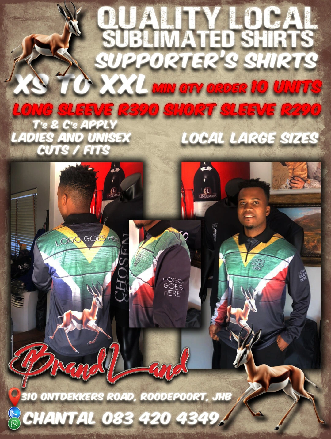 We offer the best quality sublimated clothing in South Africa